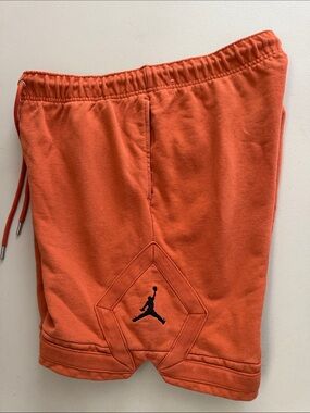 Jordan Orange Kids Jumpman Athletic Shorts